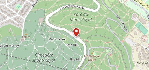 Café suspendu du Mont Royal sur la carte