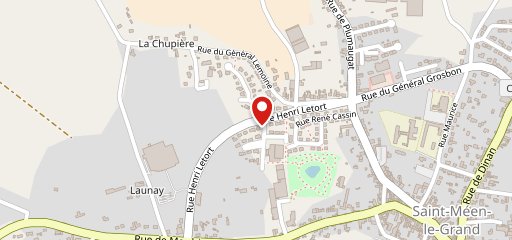 Café U - Pizzeria - St Méen Le Grand sur la carte