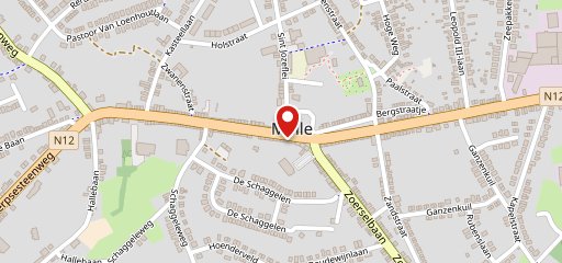 Cafe West sur la carte