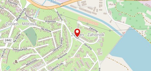 Cafe Záhonok sur la carte