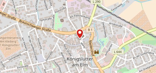 Cafe Zuckersüss sur la carte