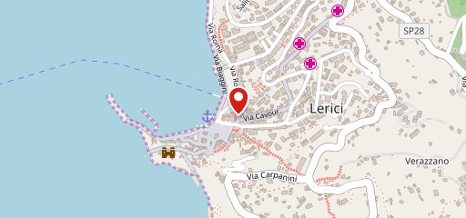 Cafe'lerici Johnny Pio Lerici sur la carte