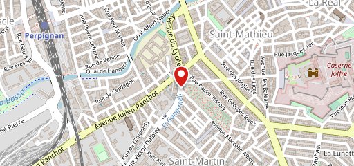 Café Saint-Martin sur la carte