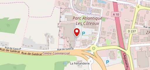 E.Leclerc SAINTES LES COTEAUX sur la carte