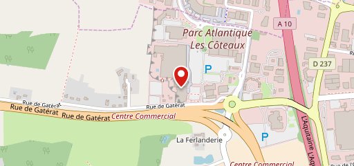 Cafétéria Centre Commercial Leclerc Saintes sur la carte