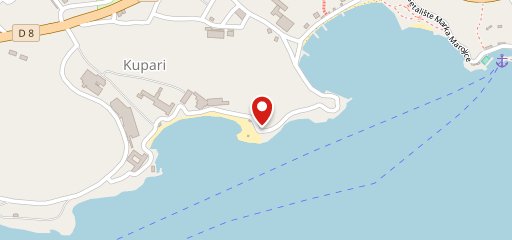 Woga Caffe Bar Kupari sulla mappa