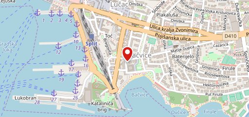 Caffe Bar Mystic Bacvice sulla mappa