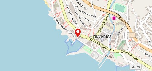 Caffe Bar Triton Cirkvenica sulla mappa