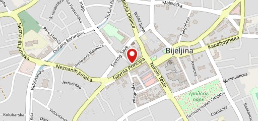 caffe BULEVAR sur la carte