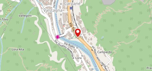 Caffè Centrale di Carpané Valstagna sulla mappa