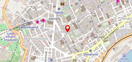 Caffe del Centro Storico sur la carte