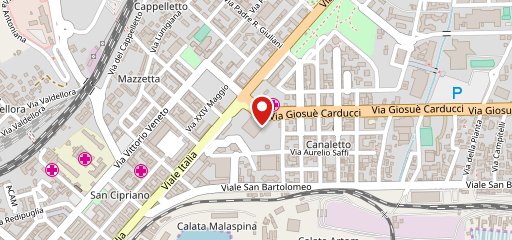 Caffè del Tribunale sulla mappa