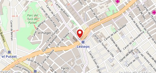 Caffé Milano Lesseps en el mapa