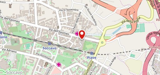 Caffe monario sulla mappa