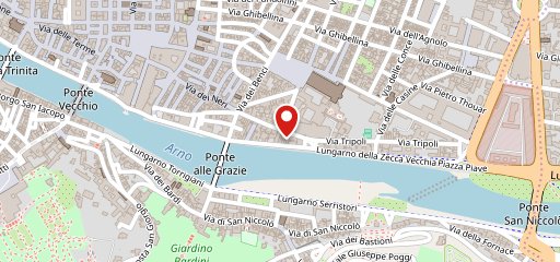 Caffe Pontevecchio sur la carte