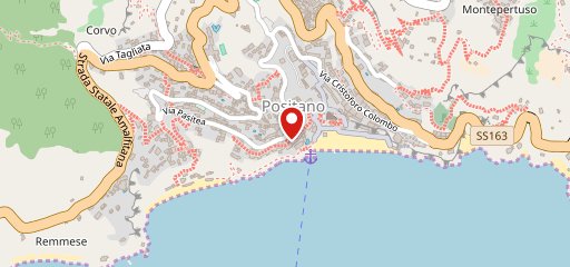 Cafe Positano sur la carte