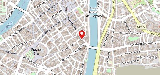 Caffe ristretto Saltimbocca sulla mappa