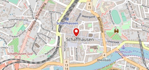 Caffè Spettacolo Schaffhausen sulla mappa