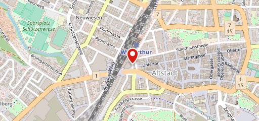 Caffè Spettacolo Winterthur SBB sulla mappa