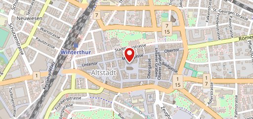 Caffè Spettacolo Winterthur Marktgasse sulla mappa