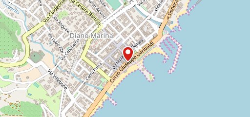 Caffè Vergnano - Diano Marina sur la carte