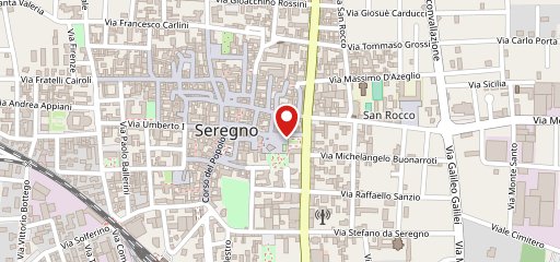 Caffetteria ai portici sulla mappa