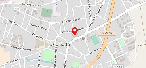 caffetteria del parco sulla mappa