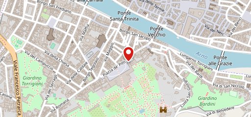 Trattoria de' Pitti sulla mappa