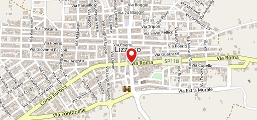 Caffetteria matera sulla mappa