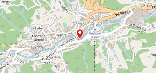 caffetteria recoarese sulla mappa