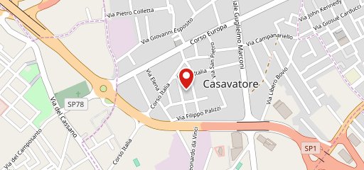 Caffetteria Vesuvio sur la carte