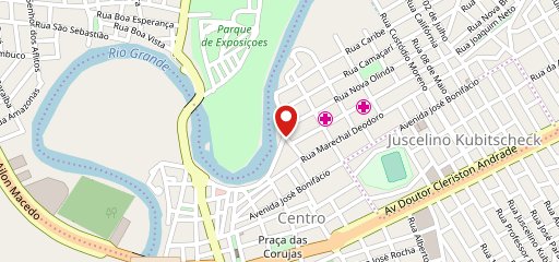 Restaurante e choperia Cais e Porto no mapa