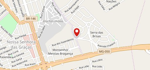 Caja Uai Belo Horizonte MG no mapa