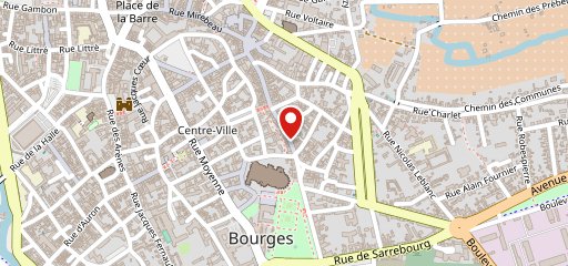 Cake-Thé Bourges sur la carte