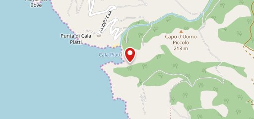 Cala Piatti sulla mappa