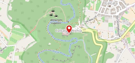 Calcata sur la carte