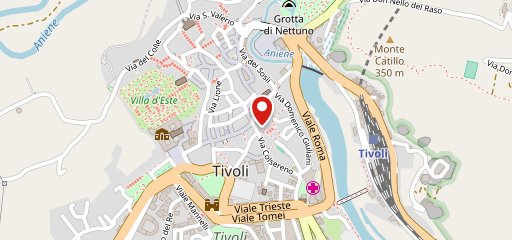 Calice Tivoli sulla mappa