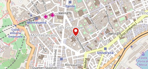 Trattoria Osteria Calici e Taglieri Napoli sulla mappa