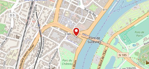 Campanile Suresnes sur la carte