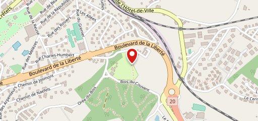 Camping Bois du Couvent sur la carte