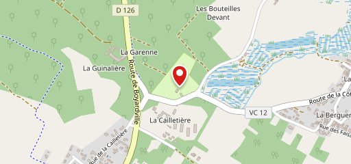 Camping La Cailletière sur la carte