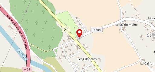 Camping Sisteron le Jas du Moine sur la carte