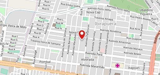 Sorveteria Campo Grande no mapa