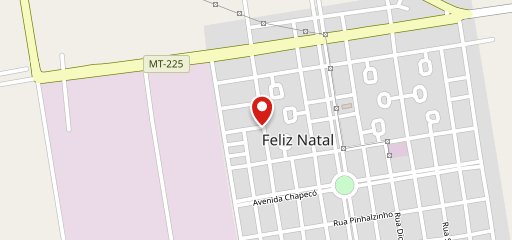 Cancha de Bocha Feliz Natal no mapa