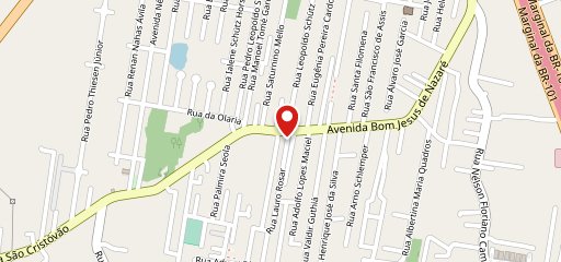 Cândido Lanches & Porções no mapa