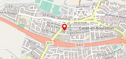 Canet Pizza sur la carte