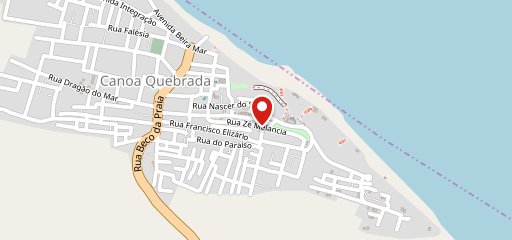 Canoa Grego no mapa