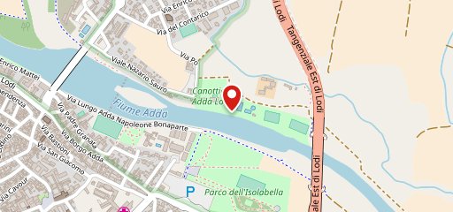 Canottieri ADDA ristorante & pizzeria Lodi sulla mappa