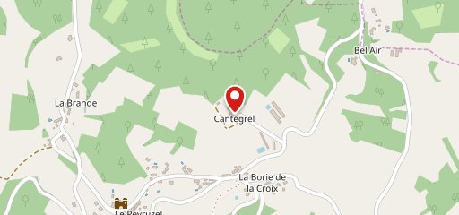 Cantegrel sur la carte