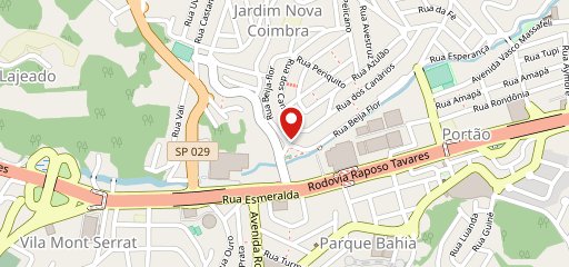 Cantina Brasileira no mapa